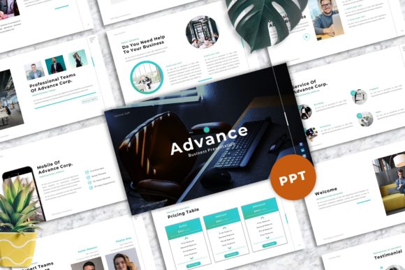 Advance - Business Powerpoint Template: A Modern Tool for Visual Storytelling