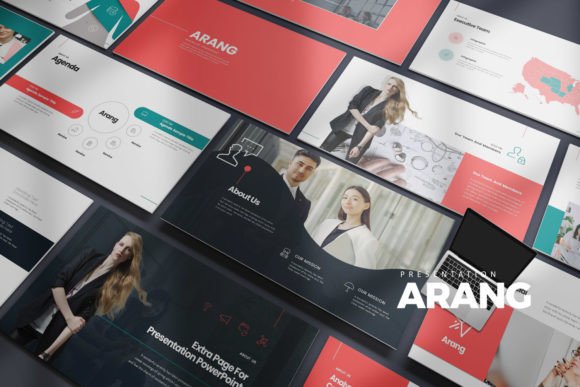 Arang PowerPoint Presentation: Clean, Creative, and Scalable