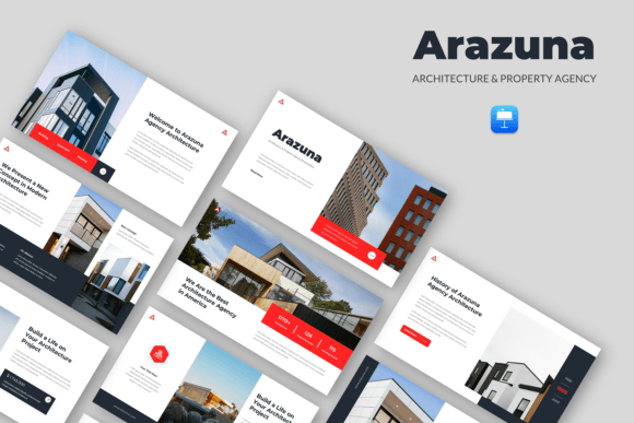 Arazuna: A Modern Keynote Template for Architecture Pros