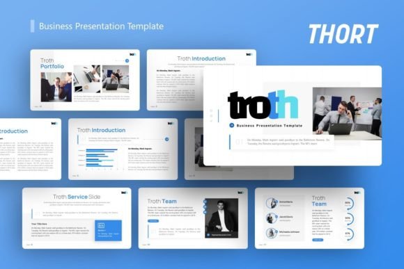 Business Presentation - Troth: A Template for Modern Storytelling