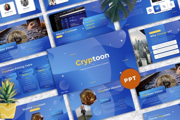 Cryptoon: Your Next Crypto Presentation Template
