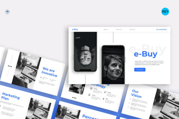 Ebuy - Keynote Template: A Versatile Design Asset for Modern Presentations