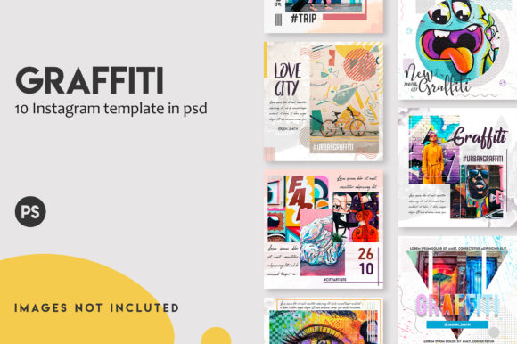 Elevate Your Feed with This 10 Instagram Post Template Set