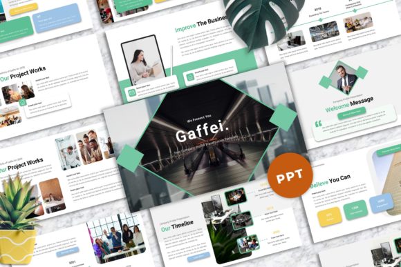 Gaffei - Company Profile Powerpoint: A Practical Design Asset