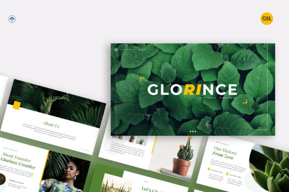 Glorince: A Modern Template for Dynamic Presentations