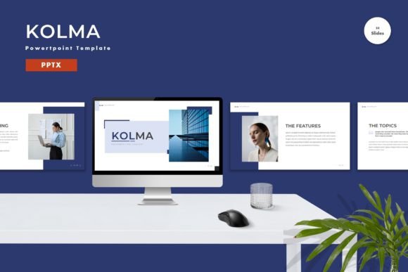 Kolma - Powerpoint Template: Your Go-To for Polished Presentations