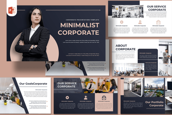 Minimalist Corporate - PowerPoint: Your Clean-Slate Presentation Tool