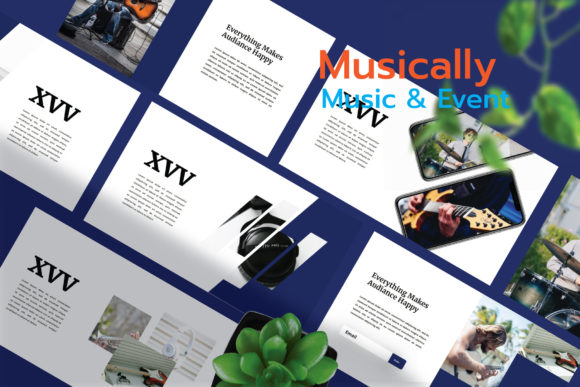 Musically: The Google Slide Template for Creative Professionals