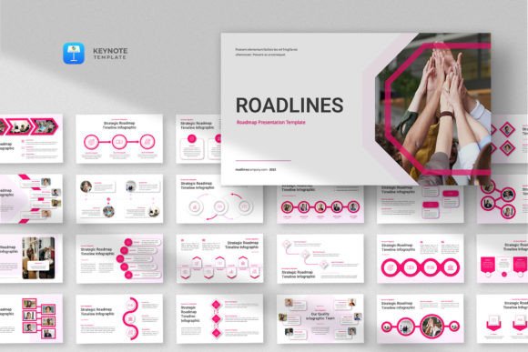 Streamline Your Strategy: The Project Roadmap Keynote Template